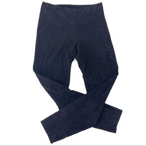Lysse Vegan Suede Pull On Skinny Leggings